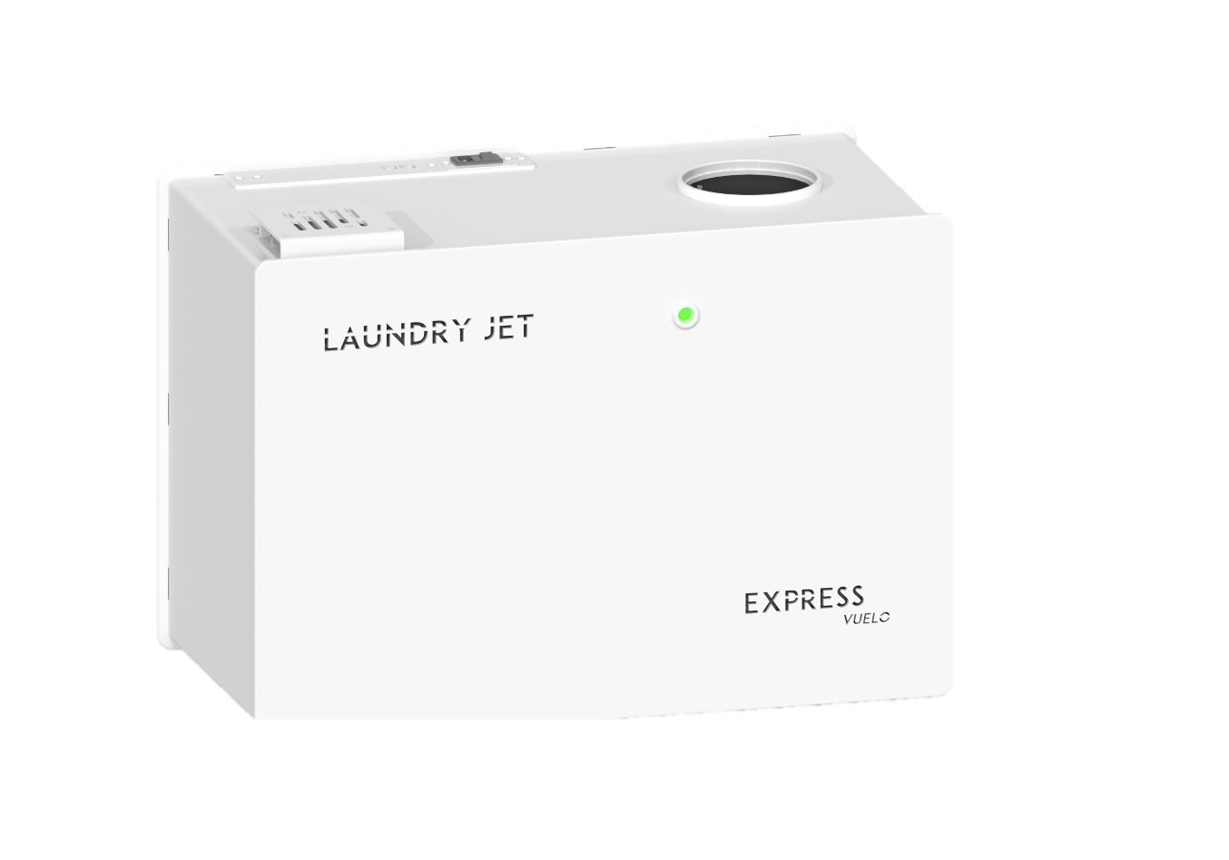 Sesalna enota Laundry Jet Express Vuelo na belem ozadju